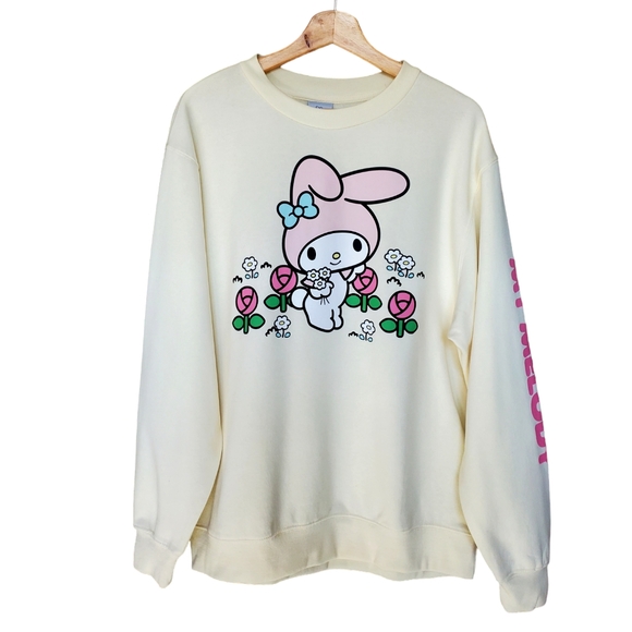 My Melody Sweatshirt XL NWT Hello Kitty and Friends Pullover - Picture 1 of 2
